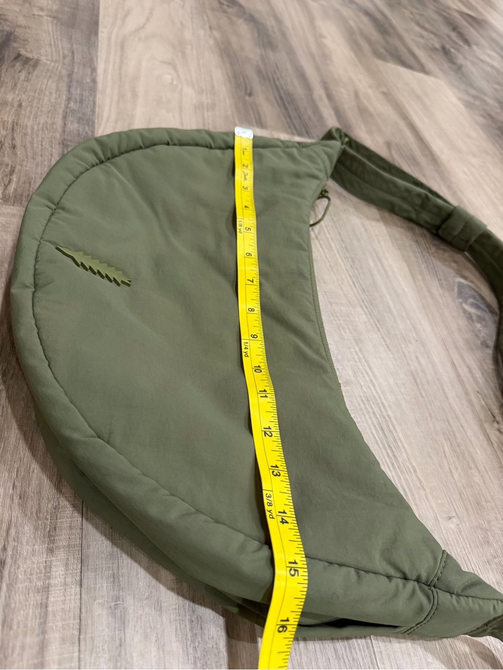 Thacker Cloud Sling Bag – Olive Green Crescent Crossbody - Picture 6 of 6
